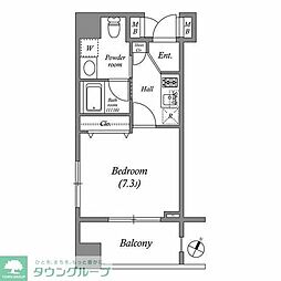アーデン町田 1Kの間取図画像
