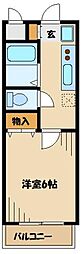 ハイツイラゴ 1Kの間取図画像