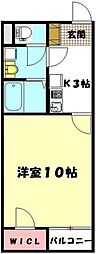 間取図画像 1K