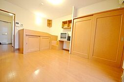 レオパレスけやき31479 107 1階1Kのリビング/ダイニング