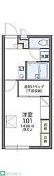 レオパレスけやき31479 2階1Kの間取り