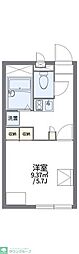 レオパレスＷＡＴＡＮＡＢＥ 2階1Kの間取り