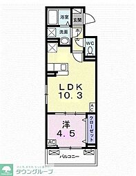 間取図画像 1LDK
