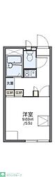 レオパレスルナール 1階1Kの間取り