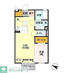 間取図画像 1LDK