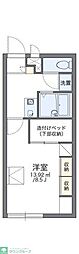 レオパレスα 1Kの間取図画像