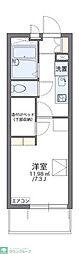 レオパレスコシバ 1Kの間取図画像
