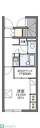 レオパレスオータム2 1Kの間取図画像