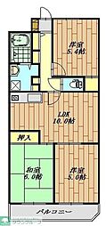 ペアシティ久喜参番館 3LDKの間取図画像