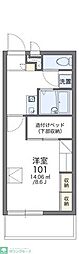 レオパレスサンクワイエットつきのわ 1Kの間取図画像