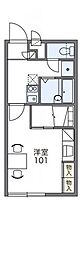 レオパレスシャトーグリーン 1Kの間取図画像