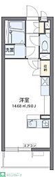 レオパレスミランダセレッソサード ワンルームの間取図画像