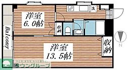 SKハイツ 2Kの間取図画像