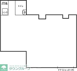 シェトワ桶川 ワンルームの間取図画像