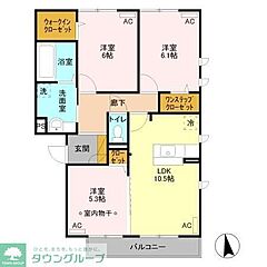 物件の間取り