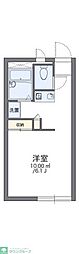 レオパレスコンフォート 1Kの間取図画像