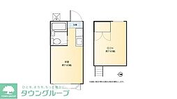 リブレ八王子 ワンルームの間取図画像