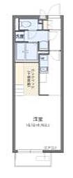 ミランダM・I 1Kの間取図画像
