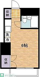 メゾンドリック ワンルームの間取図画像