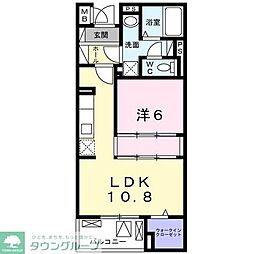 フォレストガーデン小門町 1LDKの間取図画像