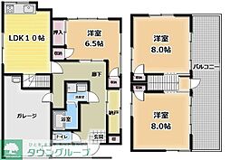 グランデハウス 3LDKの間取り