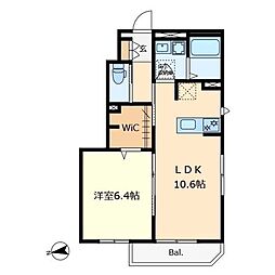Alva 1LDKの間取図画像