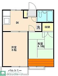 間取図画像 2DK