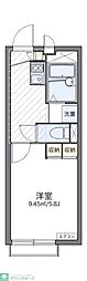 七国レオン 1Kの間取図画像
