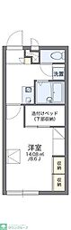 レオパレススワホーム 1Kの間取図画像