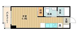 日神パレステージ玉川上水 1Kの間取図画像