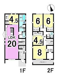 岐阜市今嶺II　A号棟　全3区画　新築戸建