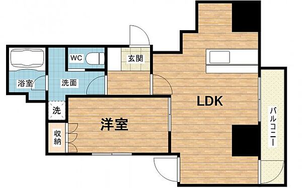 プレディアコート本町 ｜大阪府大阪市西区西本町1丁目(賃貸マンション1LDK・15階・42.40㎡)の写真 その2