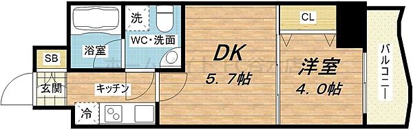 SEST北浜 ｜大阪府大阪市中央区島町2丁目(賃貸マンション1DK・10階・28.59㎡)の写真 その2