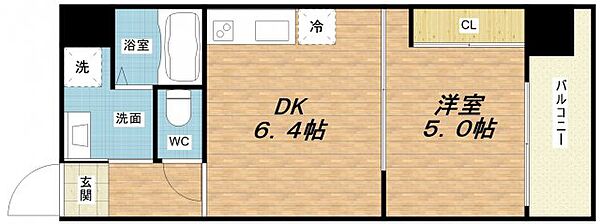 アクアスイート南森町 ｜大阪府大阪市北区天神橋1丁目(賃貸マンション1DK・10階・30.00㎡)の写真 その2