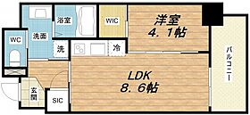 アドバンス上町台シュタット  ｜ 大阪府大阪市中央区上本町西4丁目1-7（賃貸マンション1LDK・14階・34.34㎡） その2