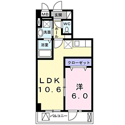間取図画像 1LDK