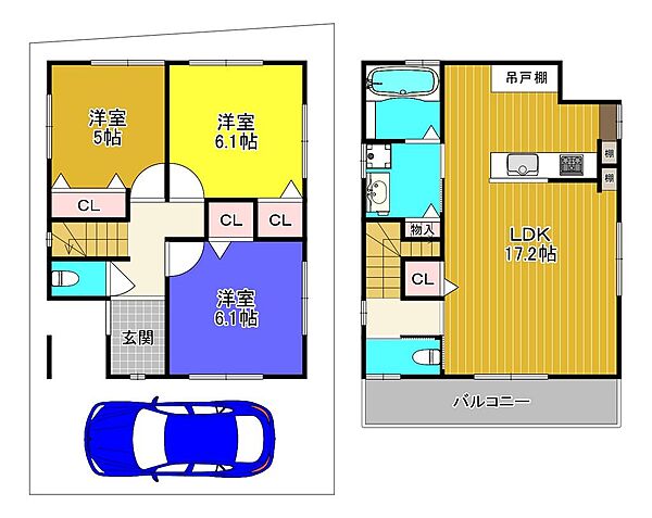 間取りを拡大表示