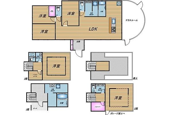 間取り うるま市与那城平安座　中古戸建