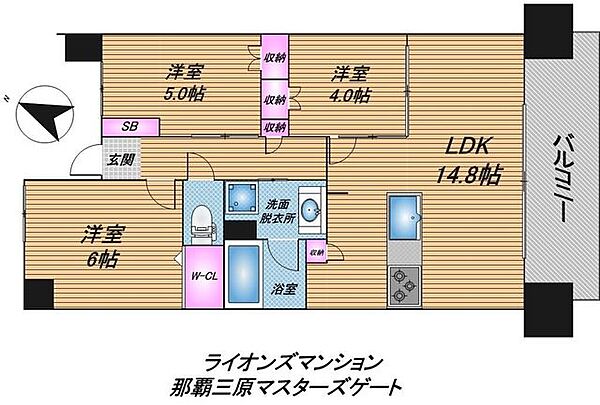 間取りを拡大表示