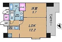 ララプレイスリゾートオキナワ県庁前 1LDKの間取図画像