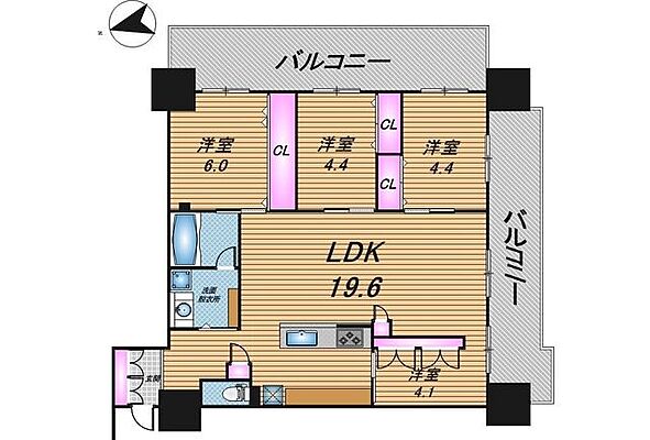 間取り アレイール浦添リヴィスタ 14階/-