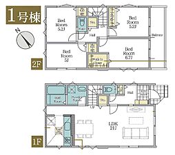 横浜市戸塚区上矢部町2期 新築戸建 全2棟 1号棟