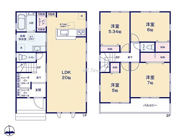 間取りを拡大表示