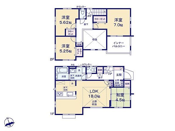 間取りを拡大表示