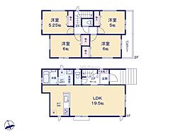 海老名市杉久保北5丁目 新築戸建 全3棟 B号棟