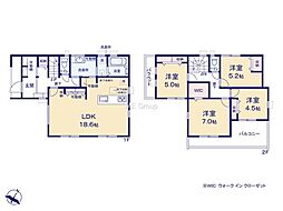 横浜市瀬谷区阿久和西2丁目　新築戸建　全1棟　1号棟