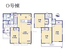 物件画像 大和市福田第1期　新築戸建　全20棟　O号棟