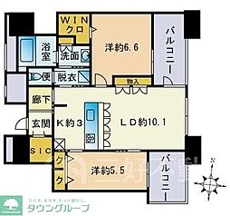 アイランドシティオーシャン&フォレストタワーレジデンスEAST 26階