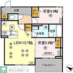 物件の間取り