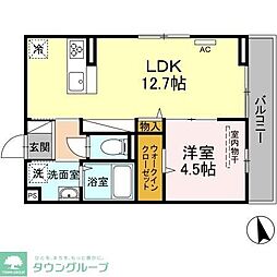 間取図画像 1LDK